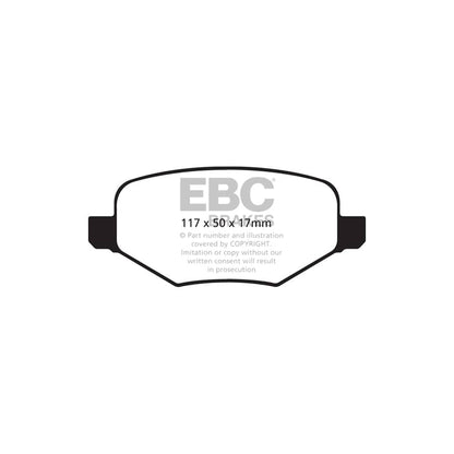 EBC PD11KR361 Ford Greenstuff Rear Brake Pad & GD Disc Kit (Inc. Edge & Flex) 2 | ML Performance UK Car Parts