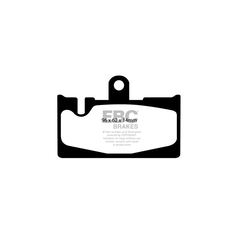 EBC DP31397C Lexus LS430 (XF30) Redstuff Rear Brake Pads 2 | ML Performance UK Car Parts