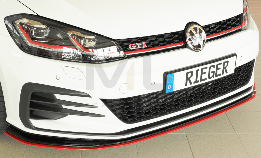 Rieger 00059515 VW Mk7 Golf GTI-TCR Front Splitter 3 | ML Performance UK Car Parts