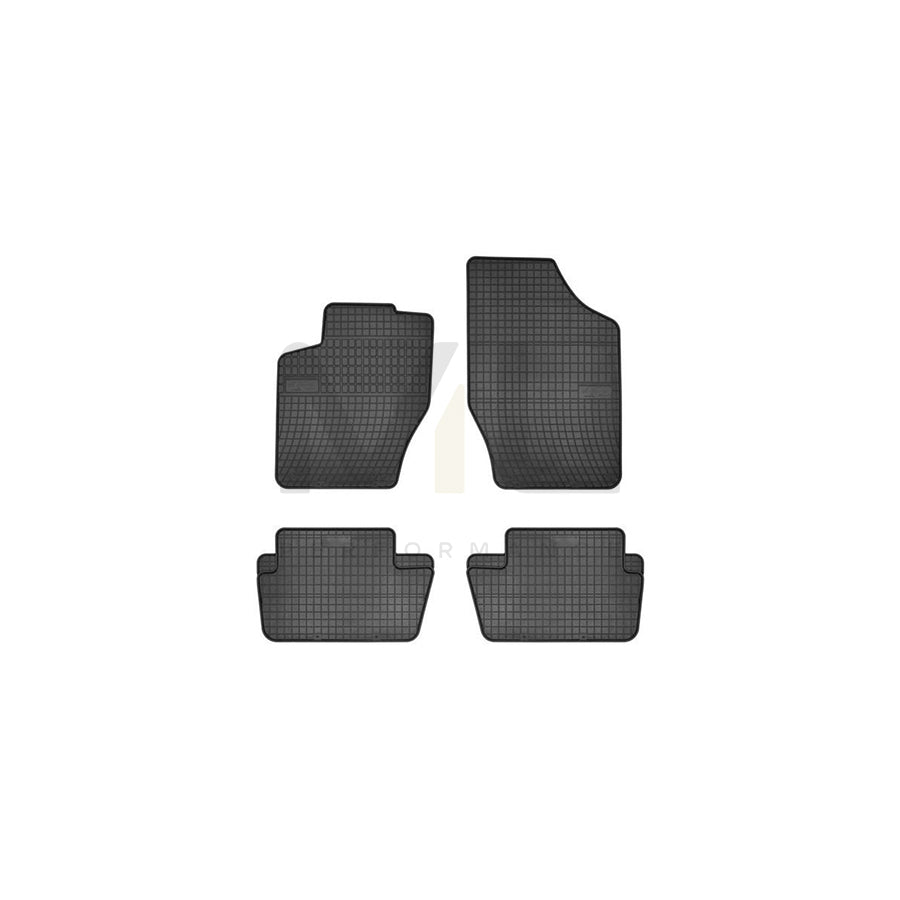 FROGUM Tailored 0632C Floor mat set Elastomer, Front and Rear, Quantity: 4, Black | ML Performance Car Parts