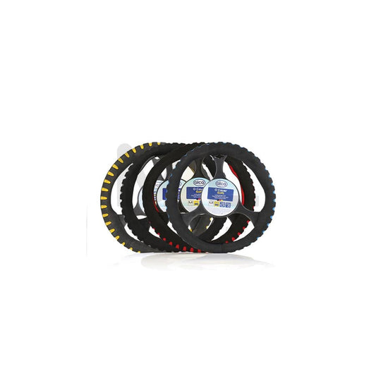 ALCA SOFT 596000 Steering wheel cover Blue, Grey, Red, Yellow, Ø: 37-39cm, PVC | ML Performance Car Parts