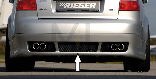 Rieger 00055207 Audi 8E B6 A4 Rear Diffuser 1 | ML Performance UK Car Parts
