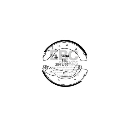 EBC 6484 Fiat Ducato Maxi Rear Brake Shoes 1 | ML Performance UK Car Parts