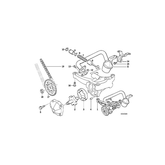 Genuine BMW 11411735896 E34 Suction Pipe (Inc. 525ix) | ML Performance UK Car Parts