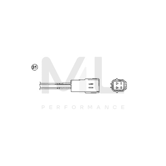 NTK Lambda Sensor / O2 Sensor (NGK 1856) - OZA114-A1 | ML Car Parts UK | ML Performance