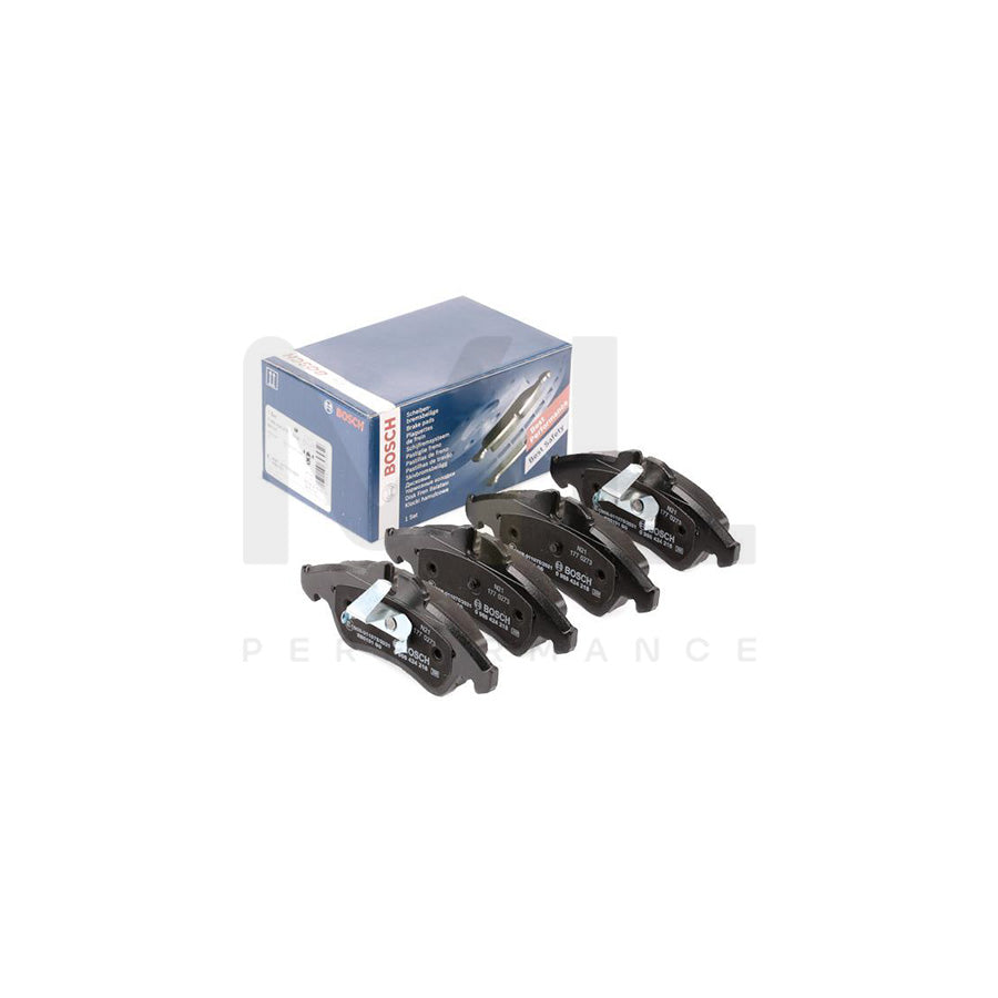 Bosch 0986424218 Brake Pad Set With Anti-Squeak Plate, With Piston Clip BP101 | ML Performance Car Parts