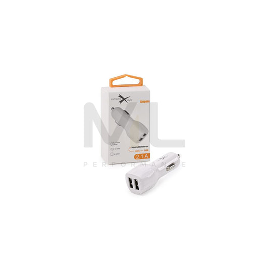EXTREME LAD000229 In-car charger Number of inlets/outlets: 2 USB, White | ML Performance Car Parts