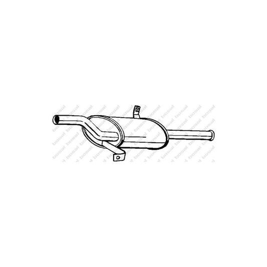 Bosal 145-151 Rear Silencer For Nissan Sunny