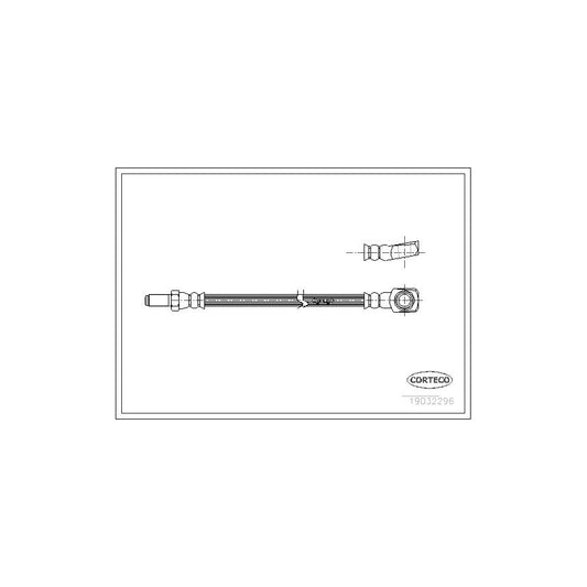 Corteco 19032296 Brake Hose For Jaguar Xj | ML Performance UK