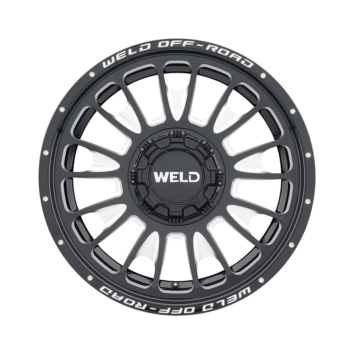 Weld W12102026475 Scorch W121 Wheel 20x12 5x114.3 ET-44 BS4.75 Gloss Black MIL