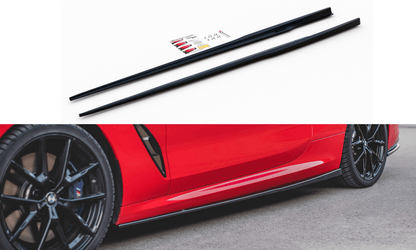 Maxton Design BM-M850-G15-SD1T Side Skirts Diffusers BMW Series 8 Coupe M-Pack G15 | ML Performance UK Car Parts