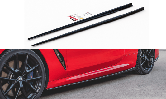 Maxton Design BM-M850-G15-SD1T Side Skirts Diffusers BMW Series 8 Coupe M-Pack G15 | ML Performance UK Car Parts