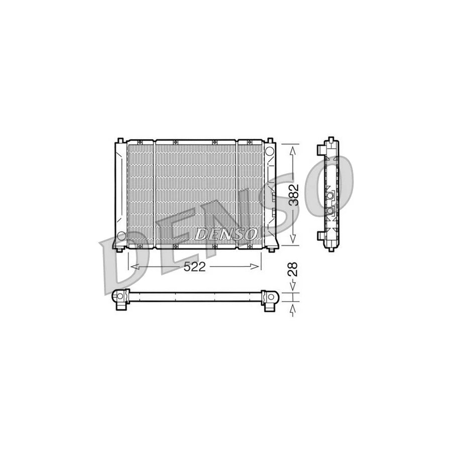 Denso DRM24005 Drm24005 Engine Radiator | ML Performance UK
