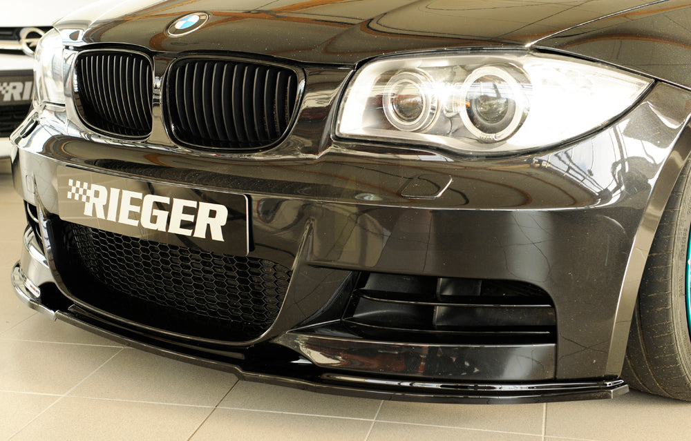 Rieger 00088124 BMW 1 Series E82 E88 Front Splitter 2 | ML Performance UK Car Parts