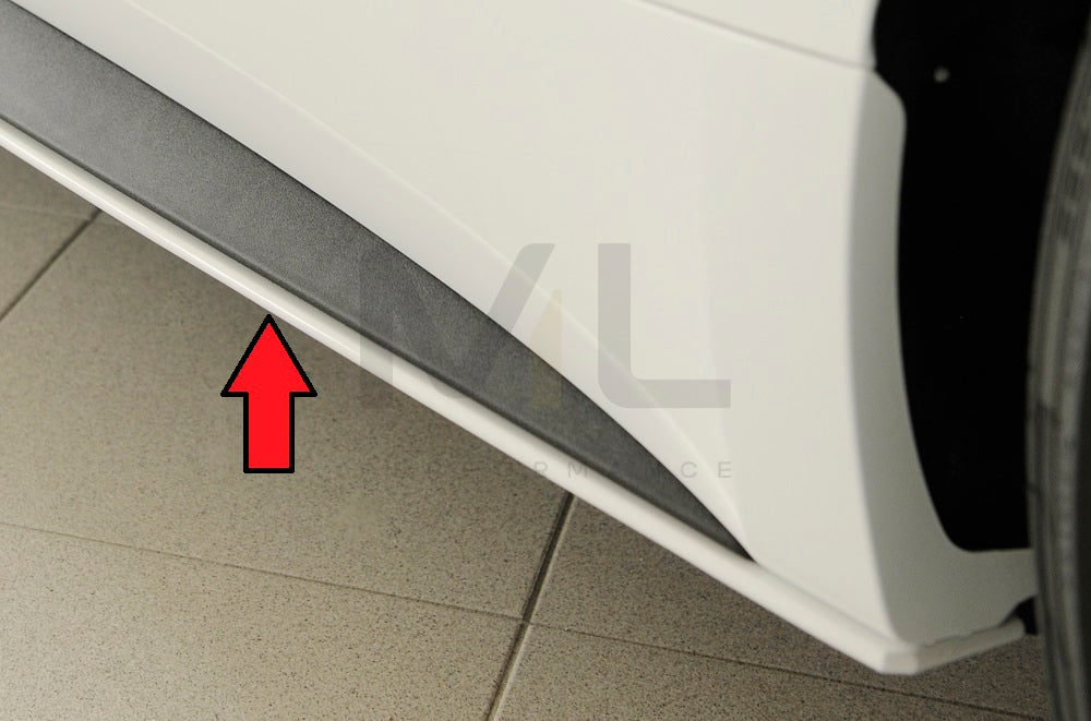 Rieger 00055486 Audi B9 F5 Side Skirt Splitter (A5 & S5) 8 | ML Performance UK Car Parts