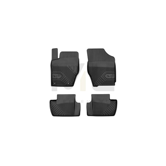 FROGUM Tailored, No.77 77407299 Floor mat set for CITROﾃ起 C4 Elastomer, Front and Rear, Quantity: 4, Black | ML Performance Car Parts