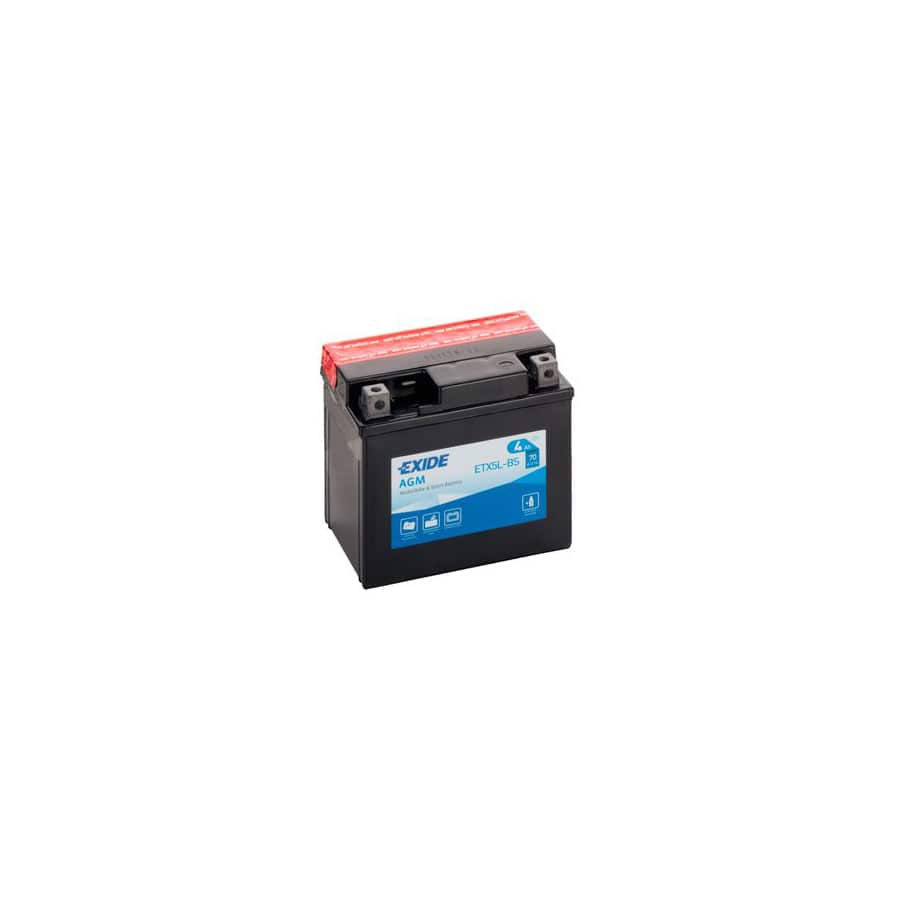 Exide ETX5L-BS 12V Motorcycle Battery | ML Performance UK Car Parts