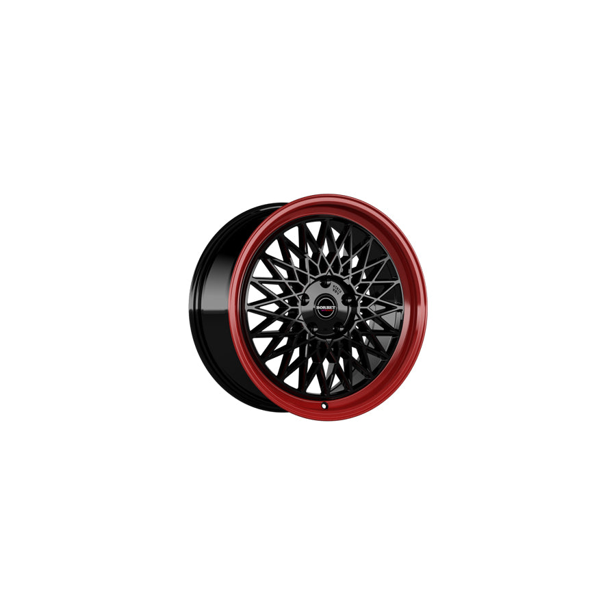 Borbet B 8x18 ET45 B 80845112566,5BRR Black Rim Red Wheel | ML Performance UK Car Parts