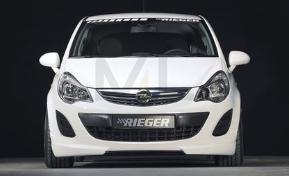 Rieger 00058946 Opel Corsa D Front Splitter 6 | ML Performance UK Car Parts