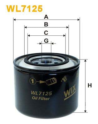 WIX Filters WL7125 Oil Filter