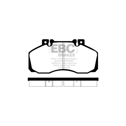 EBC PDKF2483 Mercedes-Benz Transporter (BM) Ultimax Front Brake Pad & Plain Disc Kit 2 | ML Performance UK Car Parts