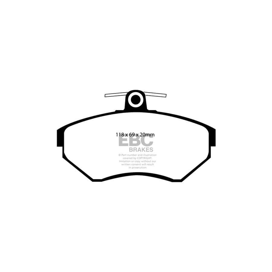 EBC PDKF2114 VW B5 Ultimax Front Brake Pad & Plain Disc Kit - Girling/TRW Caliper 2 | ML Performance UK Car Parts