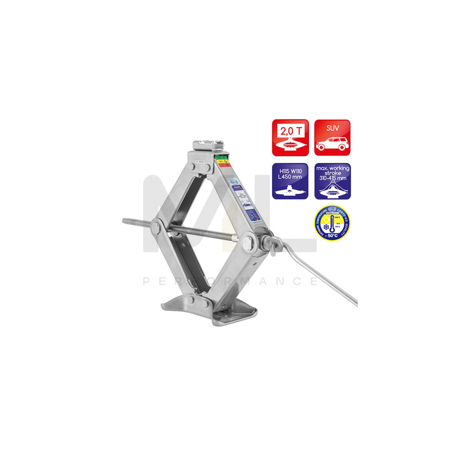 ALCA X-Power 436200 Jack 2t, Mechanical, Passenger cars, Scissor jacks | ML Performance Car Parts