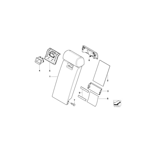 Genuine BMW 52203453363 E83 Upper Cover OYSTER (Inc. X3 1.8d, X3 3.0sd & X3 3.0si) | ML Performance UK