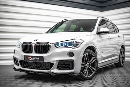 Maxton Design BMW X1 M-Pack F48 Front Splitter V.2