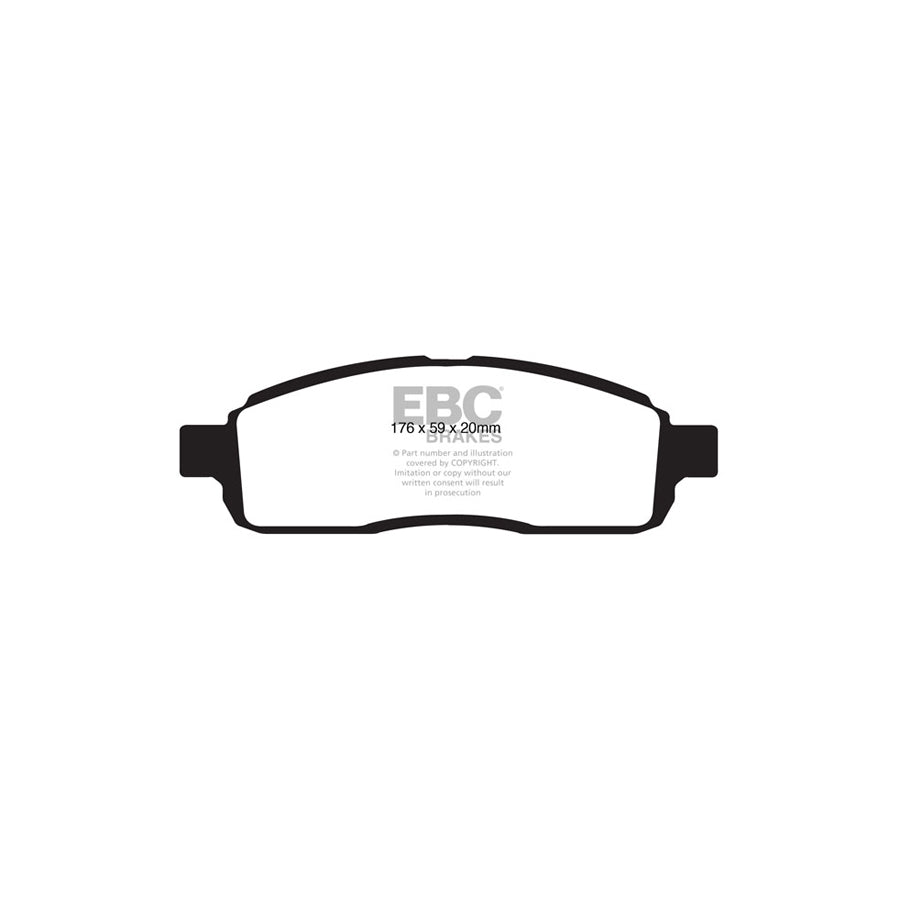 EBC DP1843 Ford F-150 Ultimax Front Brake Pads 2 | ML Performance UK Car Parts