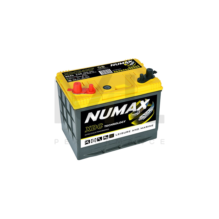 XDC24MF Numax Leisure Battery 12V 80Ah | Car Batteries UK | ML Performance Car Parts