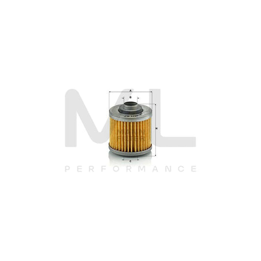 MANN-FILTER MH 67 Oil Filter Filter Insert | ML Performance Car Parts