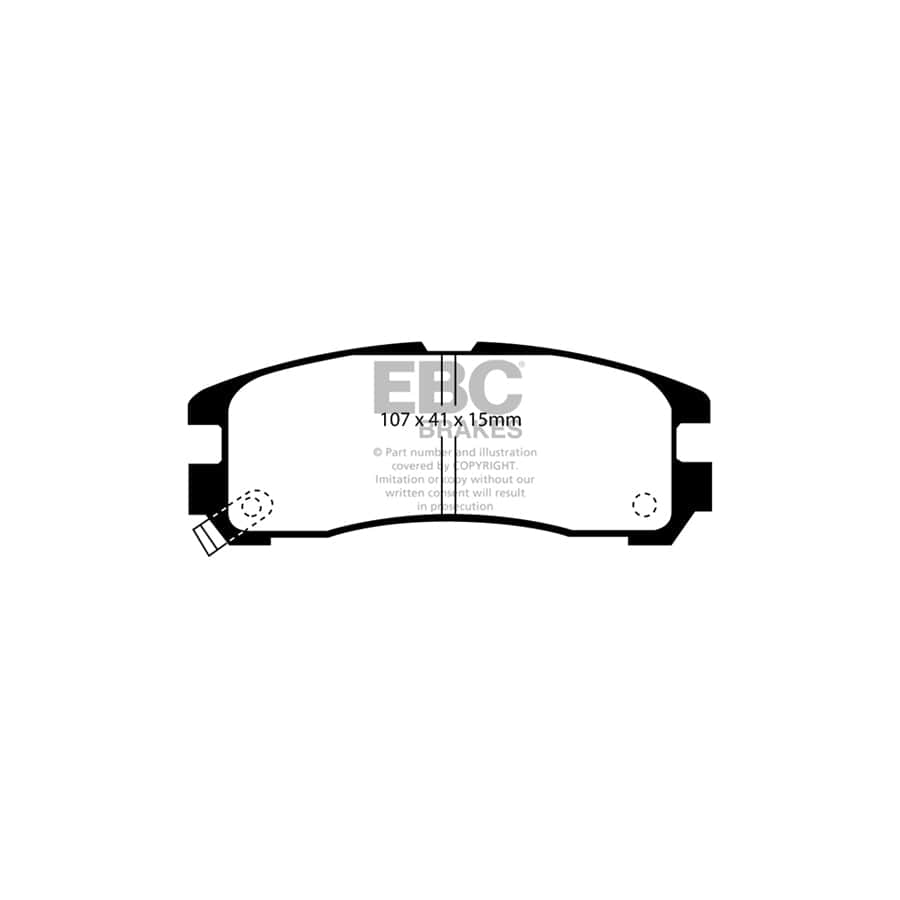 EBC PDKR236 Chrysler Sebring Ultimax Rear Brake Pad & Plain Disc Kit 2 | ML Performance UK Car Parts