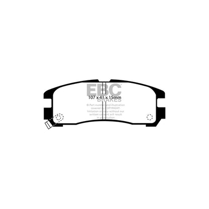 EBC PDKR236 Chrysler Sebring Ultimax Rear Brake Pad & Plain Disc Kit 2 | ML Performance UK Car Parts