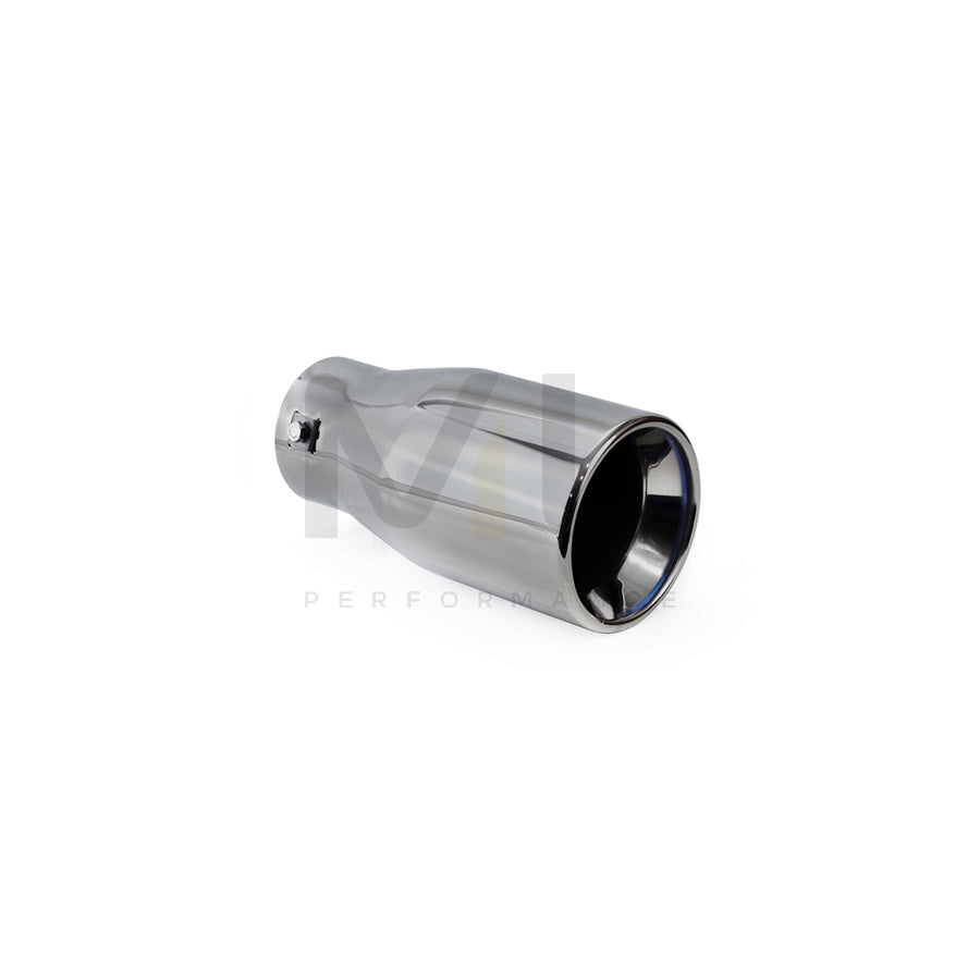 AMiO 02196 02196 Exhaust tip 102 mm, Silver, round, straight, Stainless Steel, 204mm, 75mm | ML Performance Car Parts