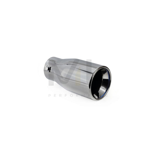 AMiO 02196 02196 Exhaust tip 102 mm, Silver, round, straight, Stainless Steel, 204mm, 75mm | ML Performance Car Parts