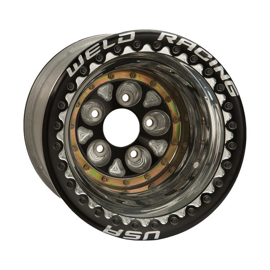 Weld 87P-616418K Magnum Pro Wheel 16x16 5x5 ET-114 BS4 Polished Center - Polished Shell