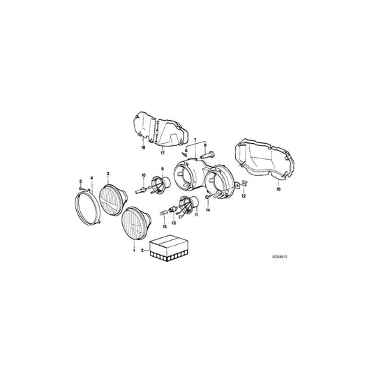 Genuine BMW 63121359777 E30 E28 E12 Fillister Head Self-Tapping Screw B3,9X8 (Inc. 2800CS, 728 & 3.3L) | ML Performance UK Car Parts