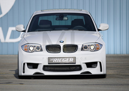 Rieger 00035030 BMW 1 Series E81 E82 E87 E88 Front Bumper 6 | ML Performance UK Car Parts