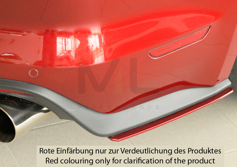 Rieger 00034254 Ford LAE Mustang 6 Rear Side Splitter 2 | ML Performance UK Car Parts