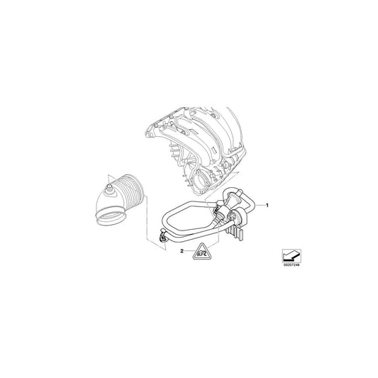 Genuine BMW 11617578888 E81 E90 Sucking Jet Pump With Lines (Inc. 116i 1.6 & 316i) | ML Performance UK Car Parts