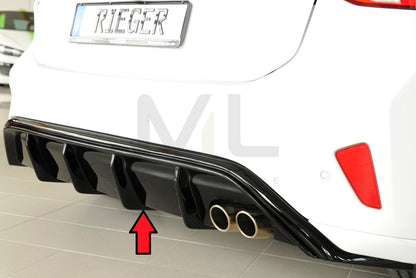 Rieger 00088193 Ford DEH Focus 4 Rear Diffuser (Inc. Focus 4 ST) 1 | ML Performance UK Car Parts