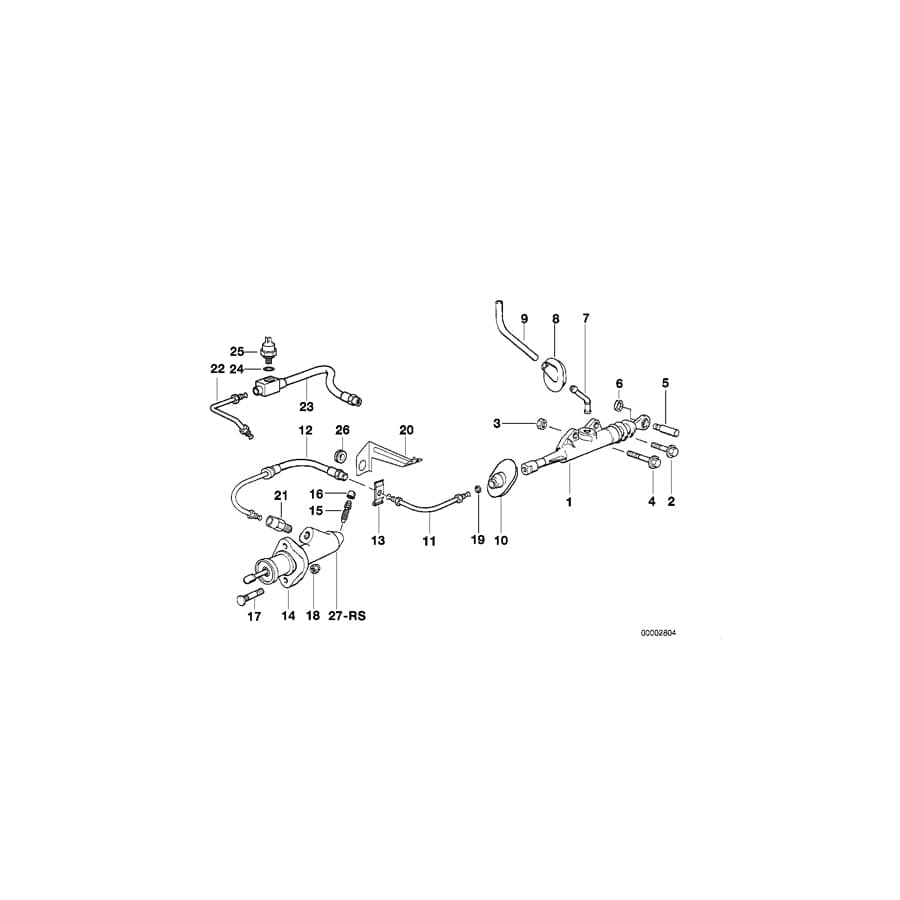 Genuine BMW 07119912343 E32 E39 E24 Hex Bolt With Washer M6X50-Z3 (Inc. 528i, 523i & Z3 2.8) | ML Performance UK Car Parts