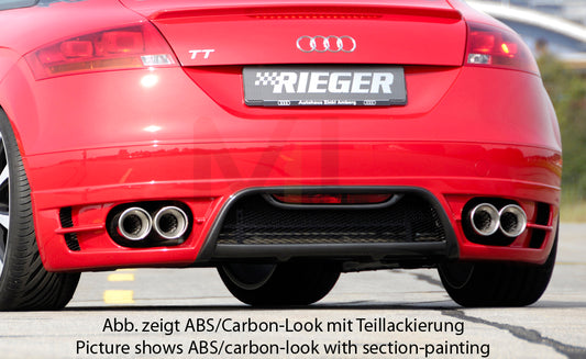 Rieger 00099050 Audi 8J TT Rear Diffuser 1 | ML Performance UK Car Parts