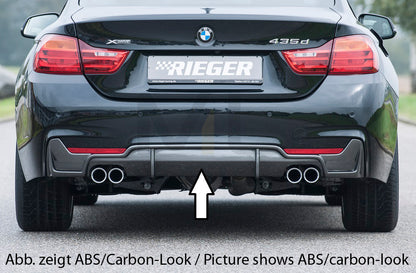 Rieger 00088058 BMW 4 Series F32 F33 F36 Rear Diffuser 1 | ML Performance UK Car Parts