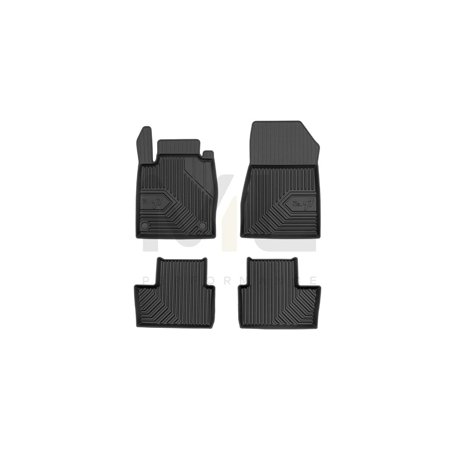 FROGUM Tailored, No.77 77409811 Floor mat set Elastomer, Front and Rear, Quantity: 4, Black | ML Performance Car Parts