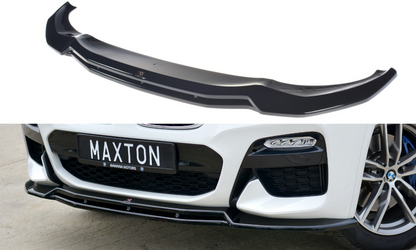 Maxton Design BM-X3-01-MPACK-FD1T+FD1RT Front Splitter BMW X3 G01 M-Pack | ML Performance UK Car Parts
