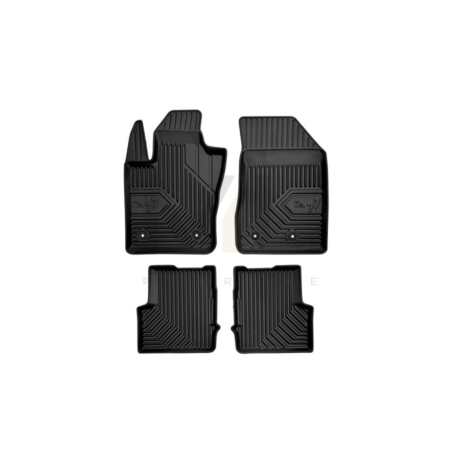 FROGUM Tailored 77408494 Floor mat set Elastomer, Front and Rear, Quantity: 4, Black | ML Performance Car Parts