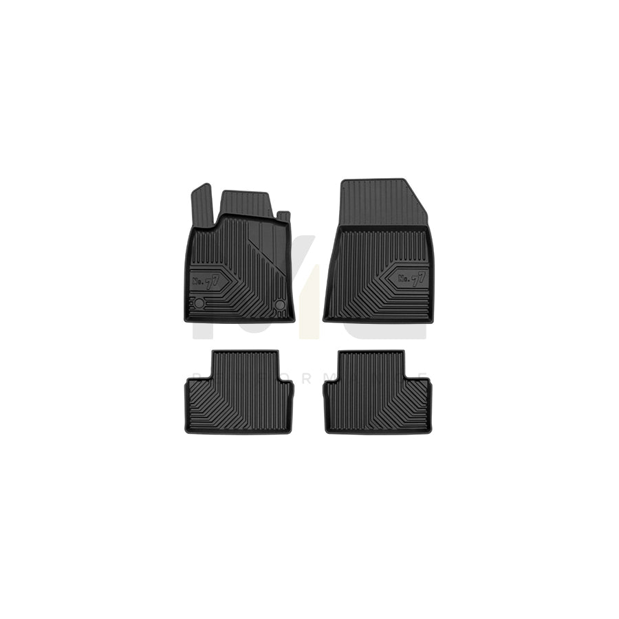 FROGUM Tailored, No.77 77409873 Floor mat set Elastomer, Front and Rear, Quantity: 4, Black | ML Performance Car Parts