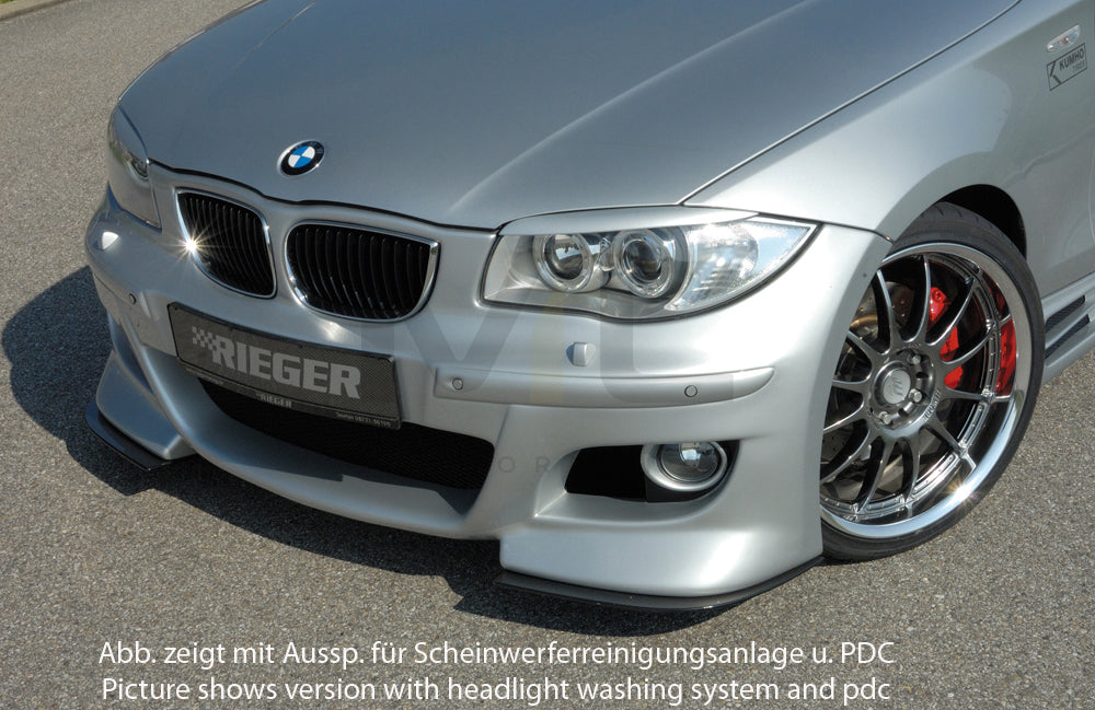 Rieger 00035015 BMW 1 Series E87 Front Bumper 3 | ML Performance UK Car Parts